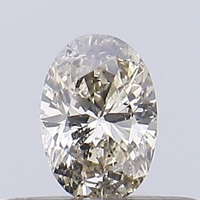 Oval Fancy Light Brown Natural Diamond 0.17ct I1 loose diamond