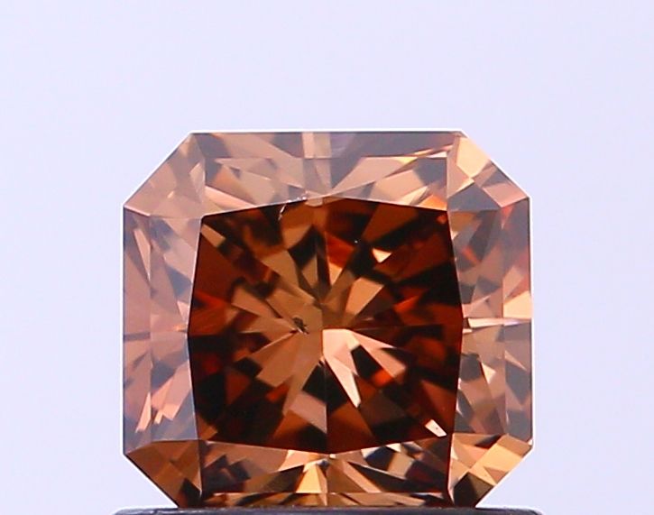Square Radiant Fancy Dark Brown Natural Diamond 1.03ct SI1 loose diamond