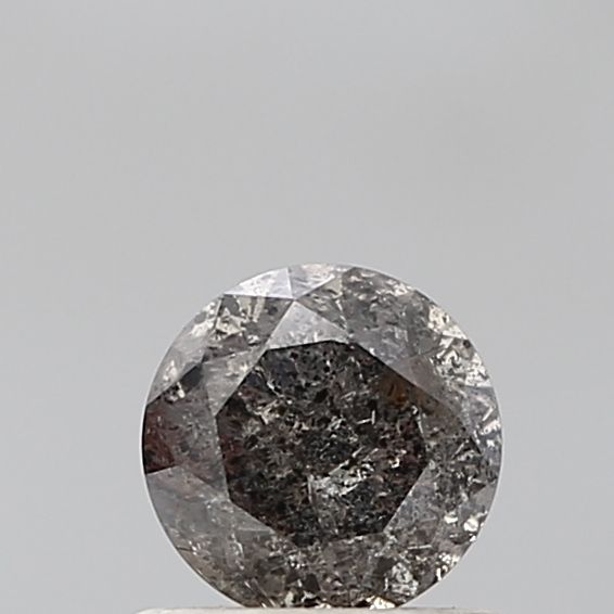 Round Salt And Pepper Natural Diamond 0.68ct VVS2 loose diamond