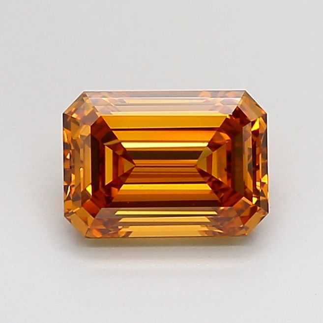 Emerald Fancy Brown Lab-grown Diamond 1.1ct VS1 loose diamond