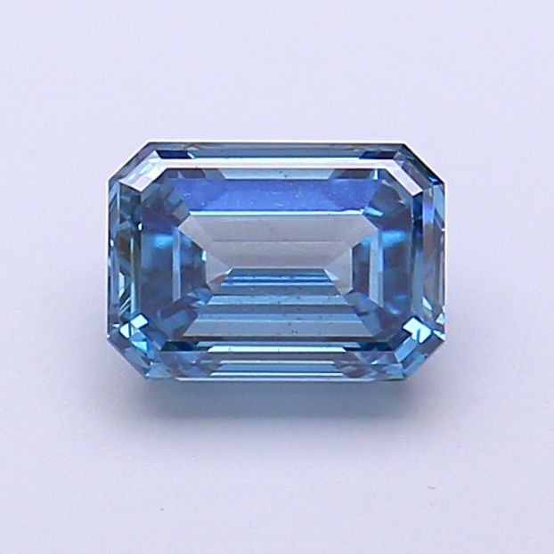 Emerald Fancy Vivid Blue Lab-grown Diamond 1.07ct VS1 loose diamond