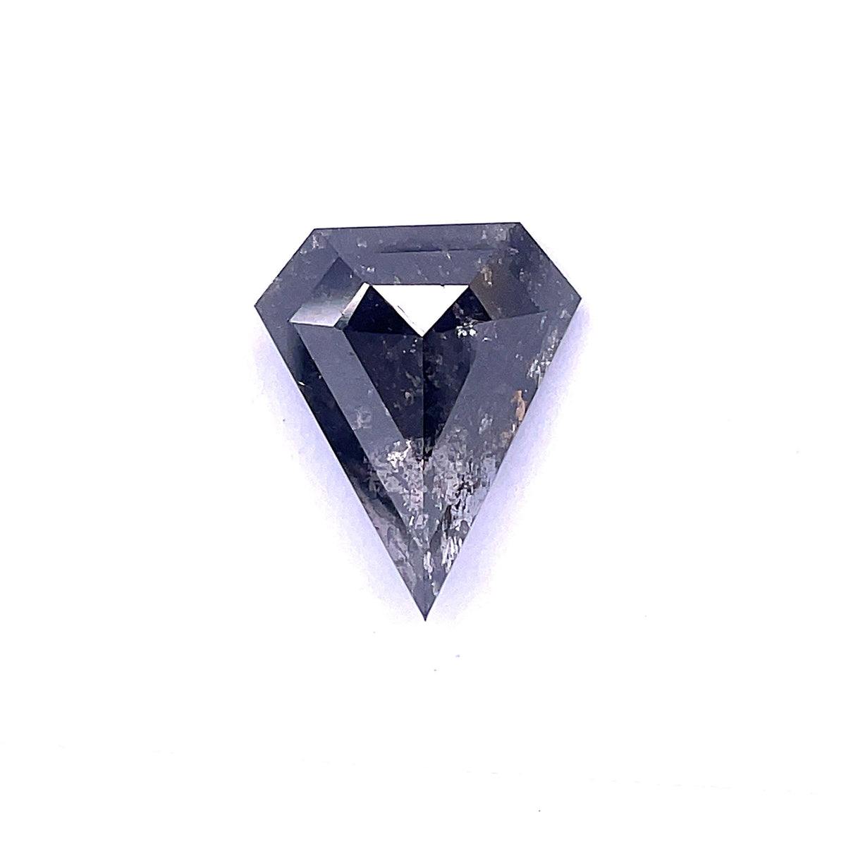 Shield Salt And Pepper Natural Diamond 4.18ct loose diamond
