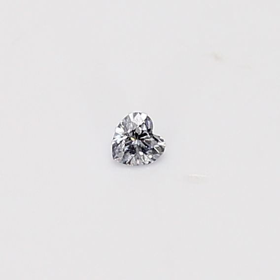 Heart Fancy Light Gray Natural Diamond 0.03ct loose diamond