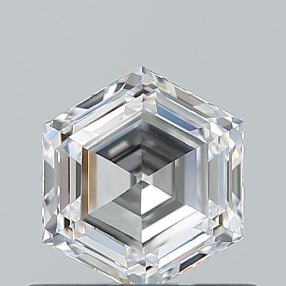 Hexagonal Natural Diamond 0.50ct D VVS1