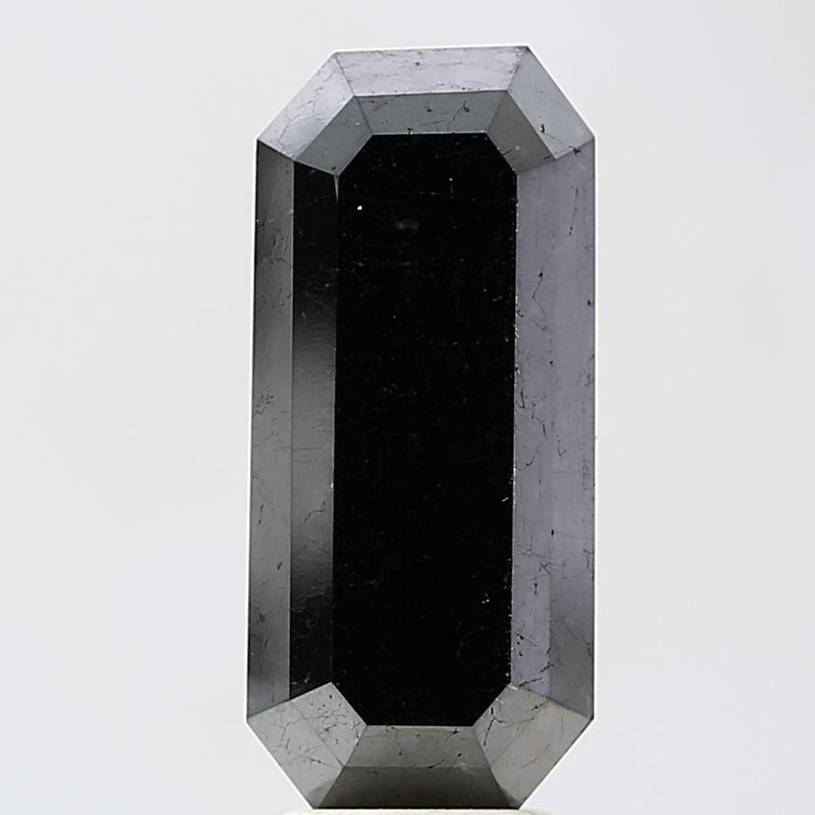 Emerald Black Natural Diamond 6.3ct VVS2 loose diamond