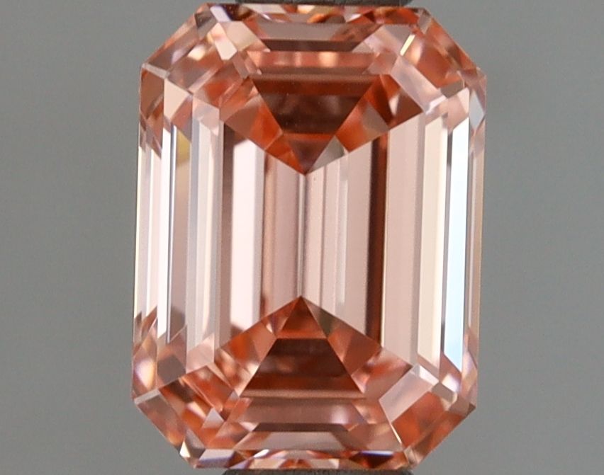 Emerald Fancy Vivid Pink Lab-grown Diamond 1.02ct VVS2 loose diamond