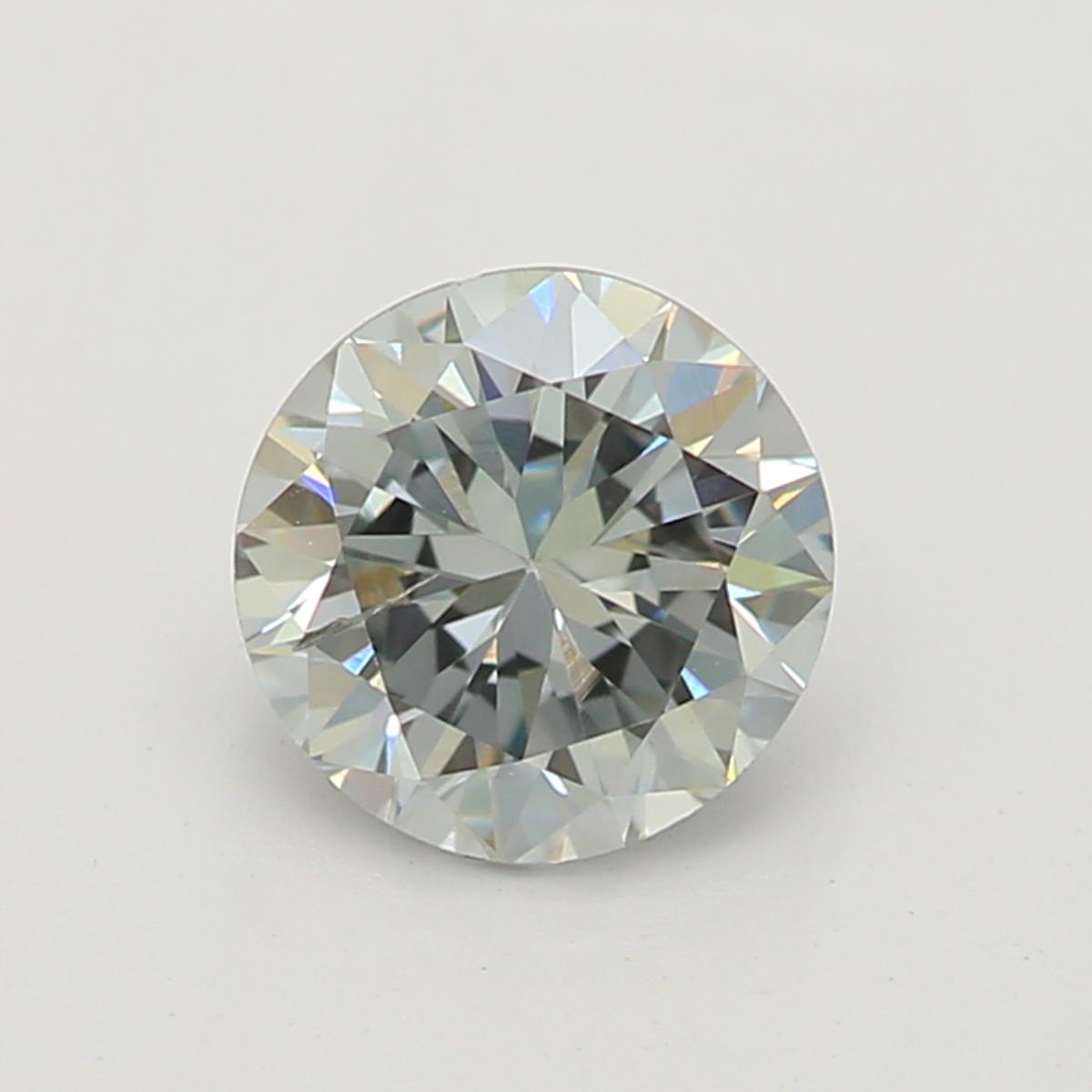 Round Fancy Light Gray Blue Natural Diamond 0.42ct SI2 loose diamond