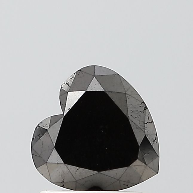 Heart Black Natural Diamond 1.02ct VS2 loose diamond