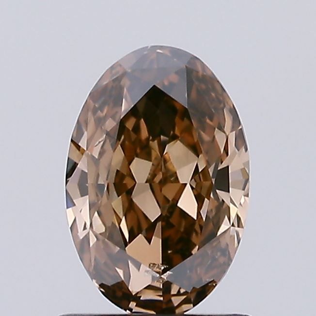 Oval Fancy Brown Natural Diamond 1ct SI1 loose diamond