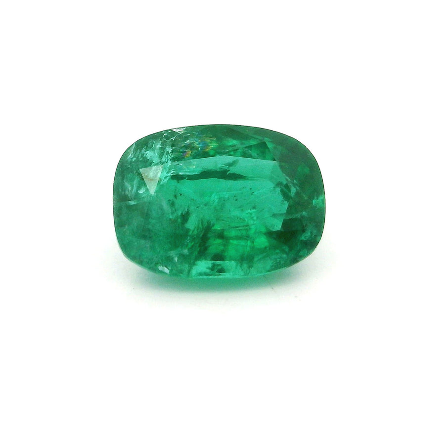 Cushion Green Emerald 0.95ct loose gemstone