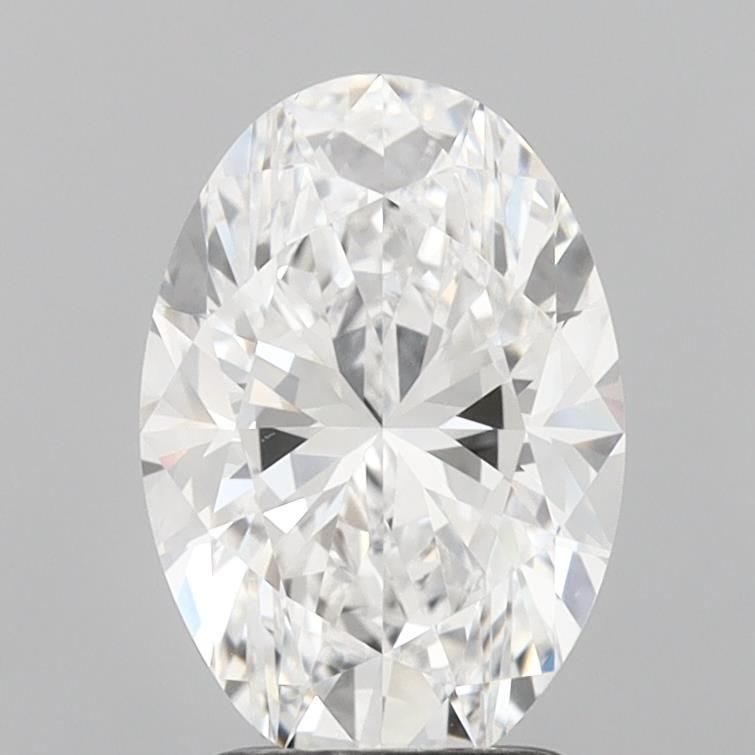 Oval Lab-Grown Diamond 2.56ct E VVS1