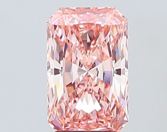 Radiant Fancy Vivid Pink Lab-grown Diamond 3.09ct VS1 loose diamond