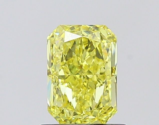Radiant Fancy Vivid Yellow Lab-grown Diamond 1.04ct VS1 loose diamond