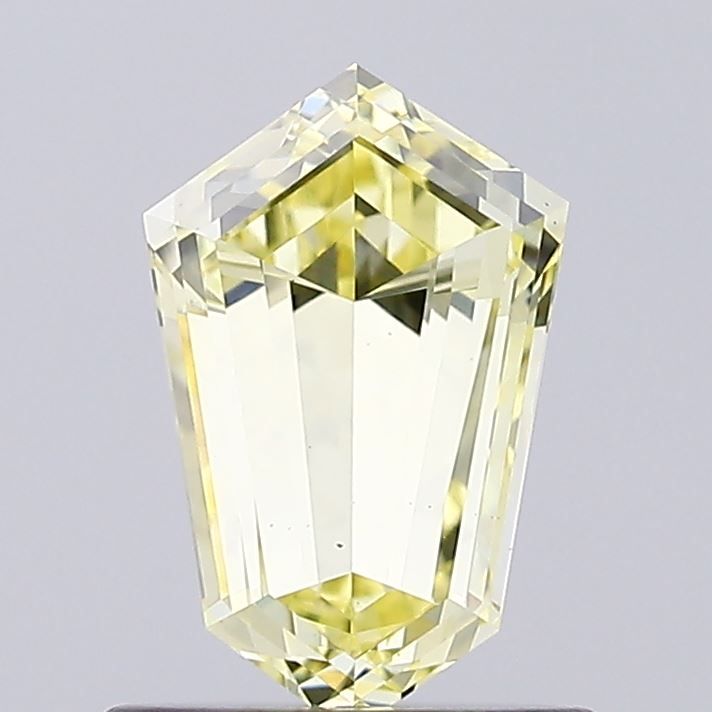 Shield Fancy Yellow Lab-grown Diamond 1ct VS1 loose diamond