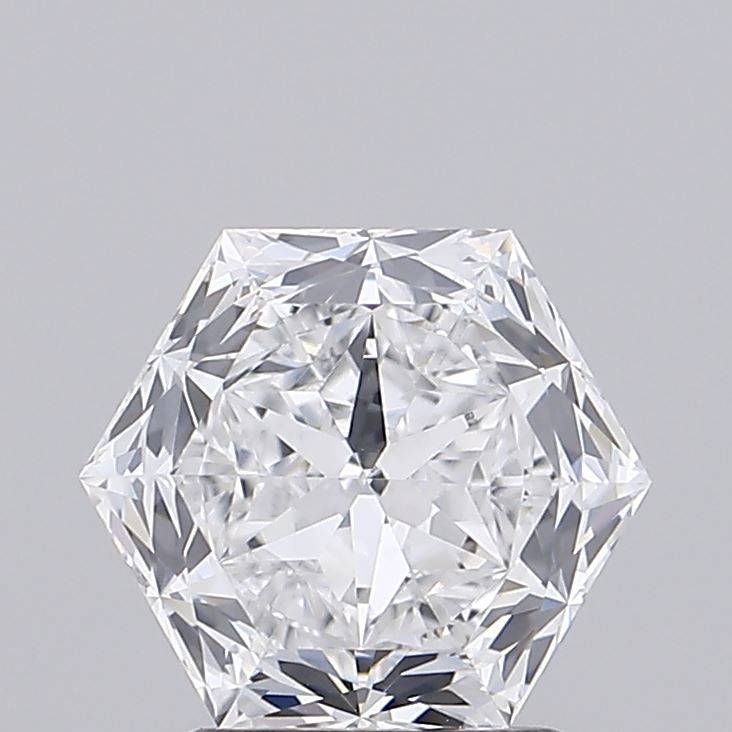 Hexagonal Lab-Grown Diamond 2.03ct D VVS1