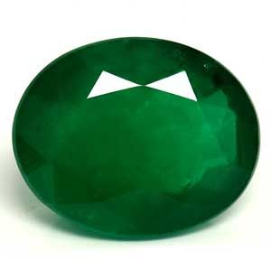 Oval Green Emerald 4.48ct loose gemstone