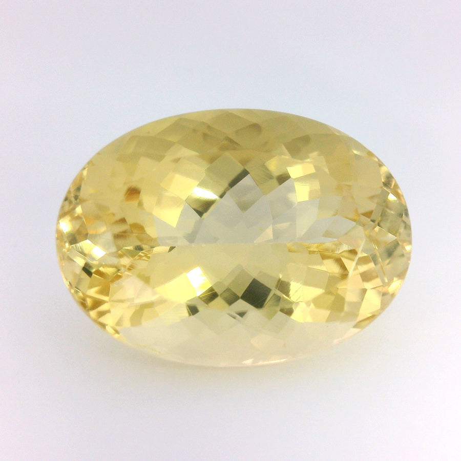 Oval Yellow Heliodor 14.24ct loose gemstone