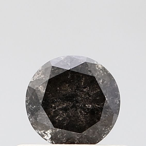 Round Salt And Pepper Natural Diamond 0.45ct VS1 loose diamond