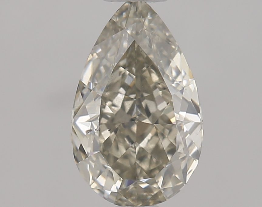 Pear Fancy Light Gray Natural Diamond 1.04ct SI1 loose diamond