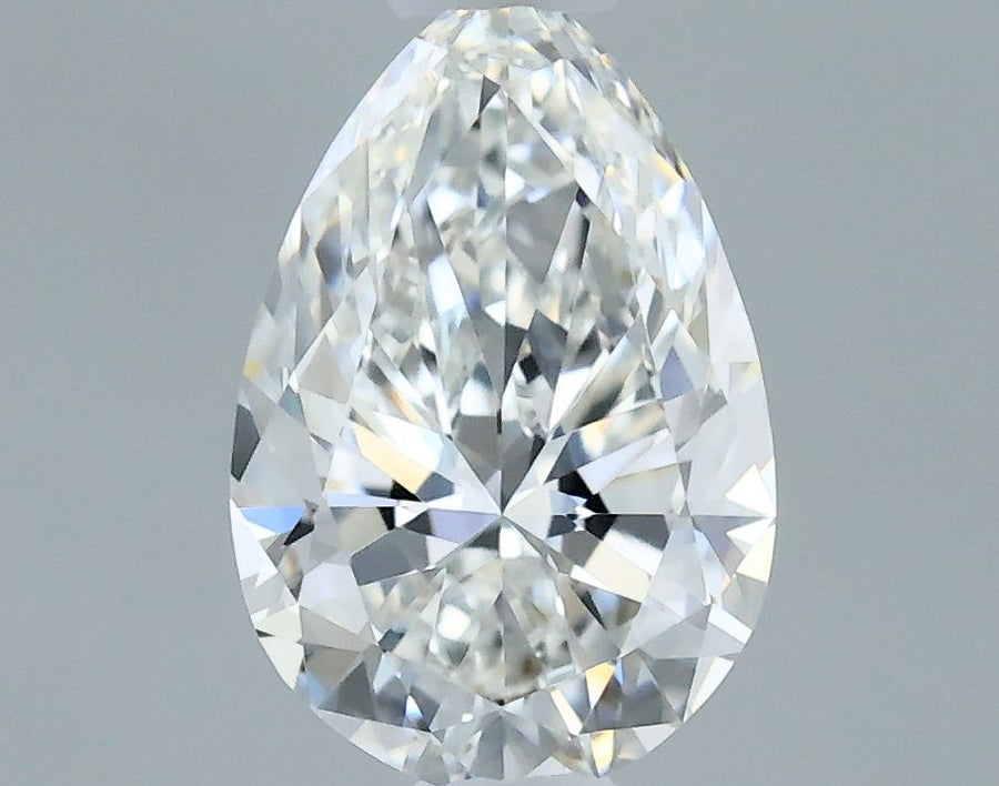 Pear Natural Diamond 0.41ct F IF
