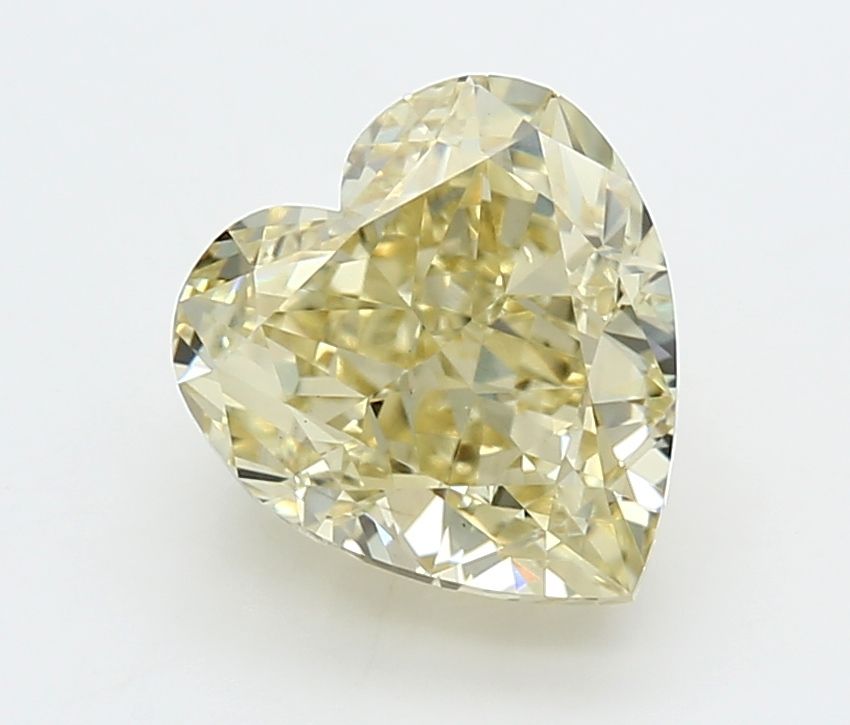 Heart Fancy Yellow Lab-grown Diamond 4.03ct VS1 loose diamond