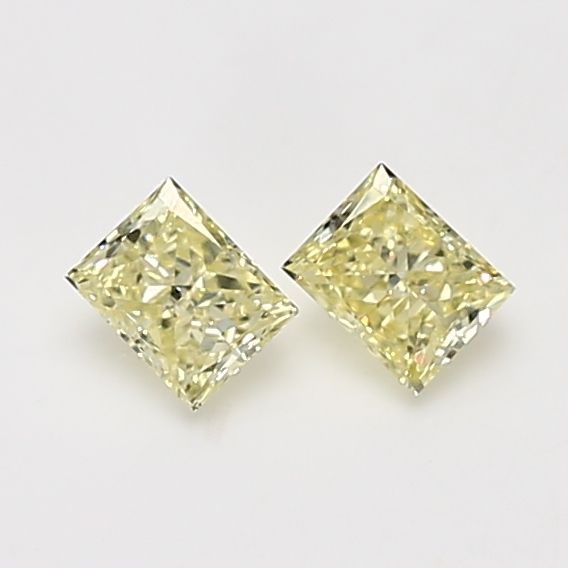 Princess Fancy Yellow Natural Diamond 0.23ct VS2 loose diamond