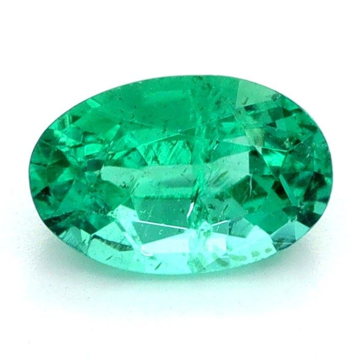 Oval Green Emerald 0.44ct loose gemstone