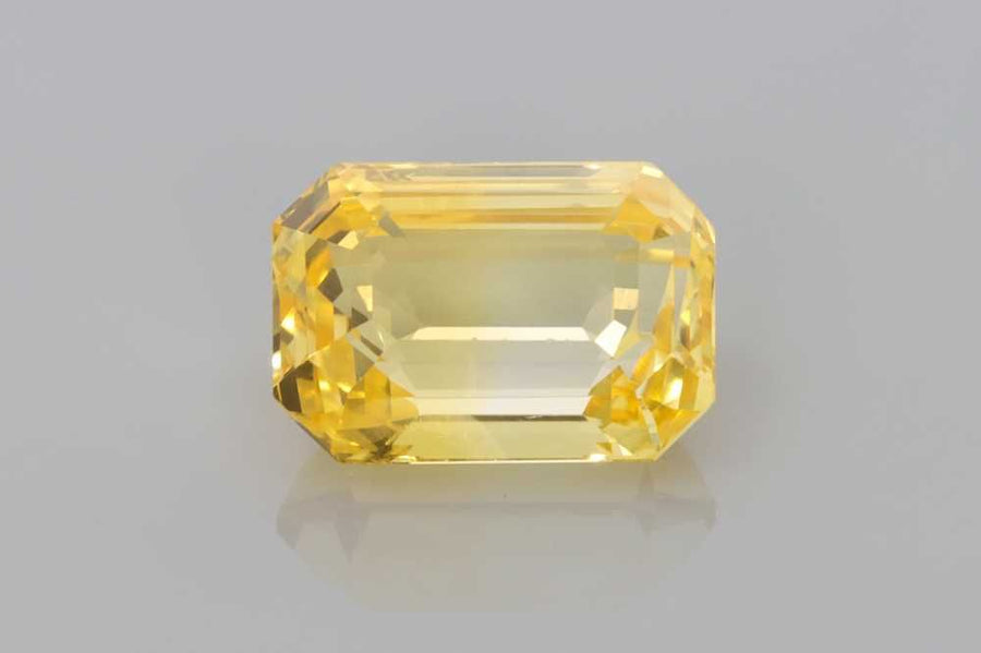 Emerald Yellow Sapphire 5.06ct loose gemstone