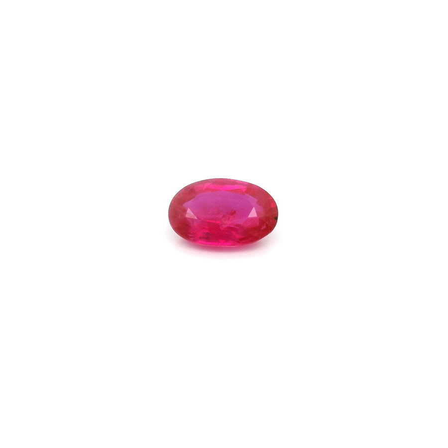 Oval Red Ruby 0.58ct loose gemstone