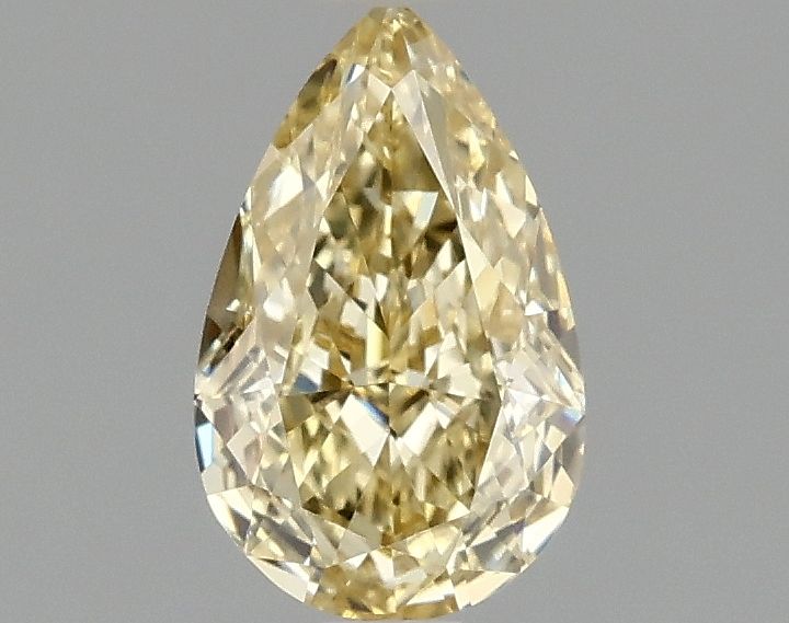 Pear Fancy Intense Yellow Lab-grown Diamond 1.01ct VVS2 loose diamond