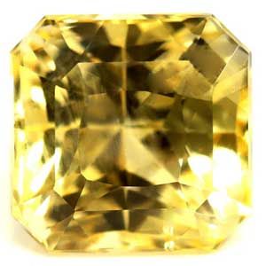 Emerald Yellow Sapphire 2.72ct loose gemstone
