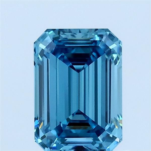 Emerald Fancy Vivid Blue Lab-grown Diamond 1.13ct VS1 loose diamond