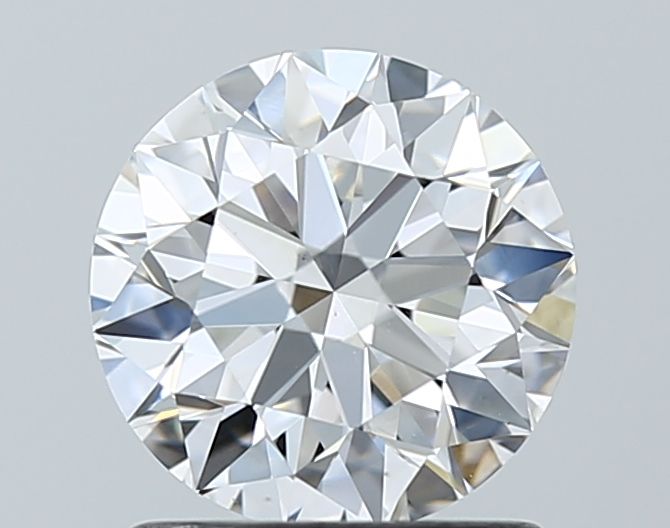 Round Natural Diamond 1.32ct D VS2