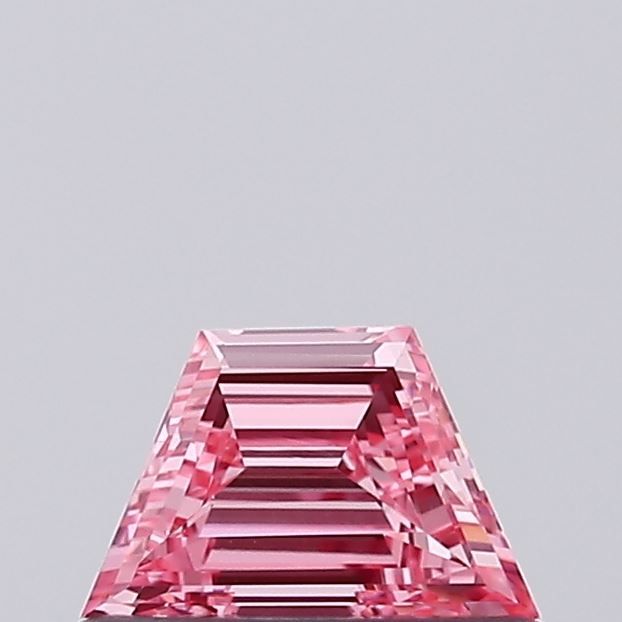 Trapezoid Fancy Intense Pink Lab-grown Diamond 0.32ct VVS2 loose diamond