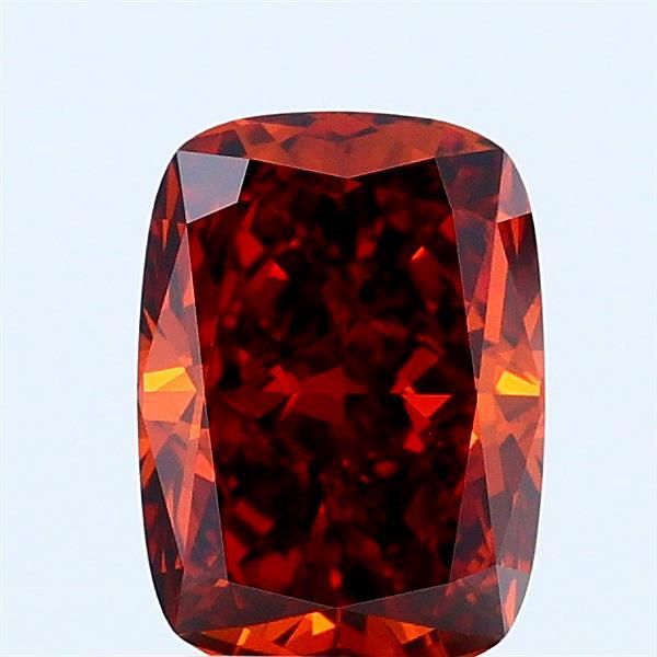 Cushion Fancy Deep Orange Lab-grown Diamond 1.06ct VVS2 loose diamond