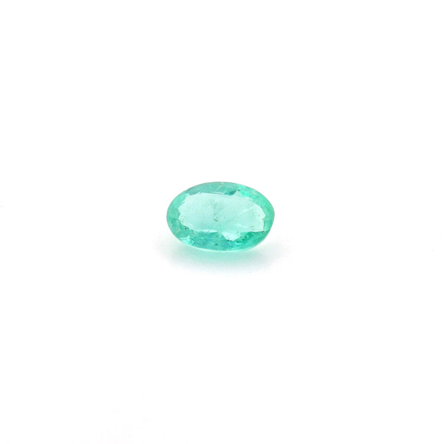Oval Green Emerald 0.45ct loose gemstone