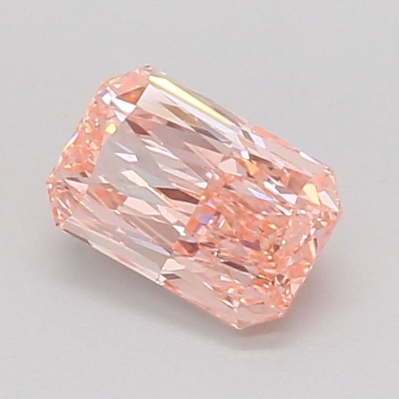 Radiant Fancy Vivid Pink Lab-grown Diamond 0.89ct VS1 loose diamond