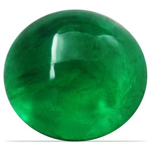 Round Green Emerald 6.69ct loose gemstone