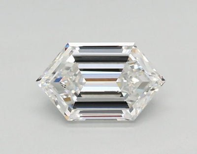 Hexagonal Lab-Grown Diamond 0.55ct E VVS1