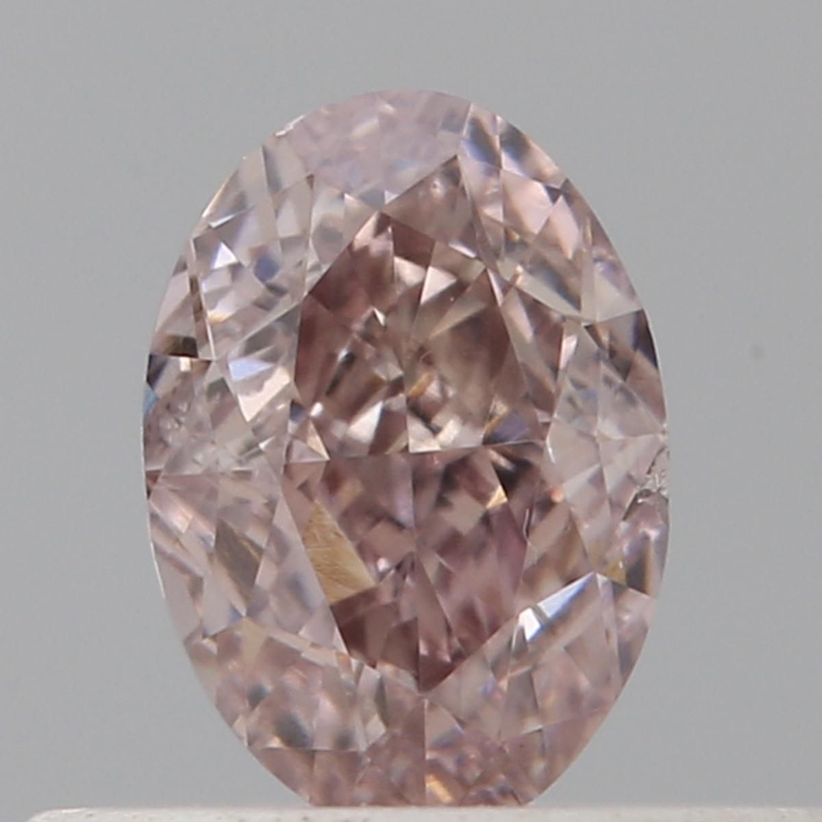 Oval Fancy Brown Pink Natural Diamond 0.33ct SI1 loose diamond