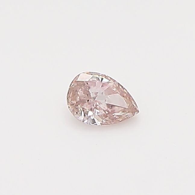 Pear Fancy Pink Natural Diamond 0.1ct loose diamond
