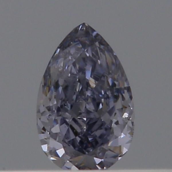 Pear Fancy Gray Natural Diamond 0.08ct loose diamond