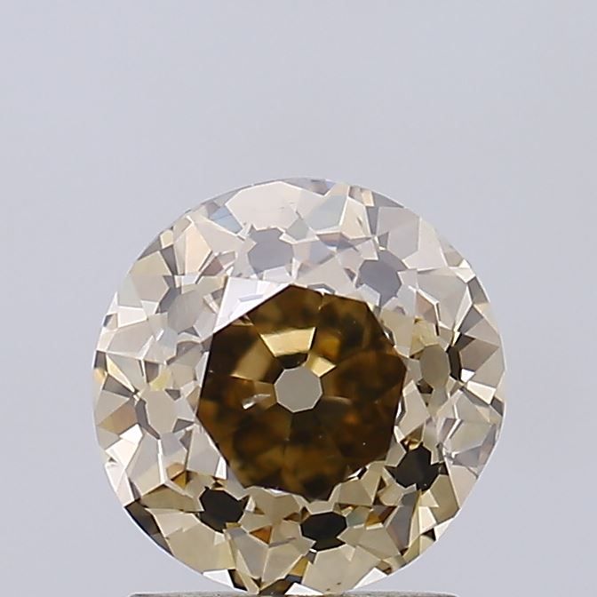 European Cut Fancy Brown Natural Diamond 2ct SI1 loose diamond