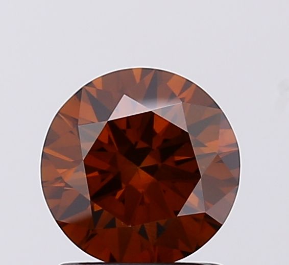 Round Fancy Deep Brown Lab-grown Diamond 1.1ct VS1 loose diamond