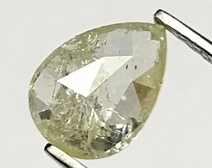 Pear Salt And Pepper Natural Diamond 0.77ct I3 loose diamond