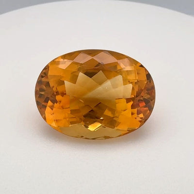 Oval Orange Citrine 10.595ct loose gemstone