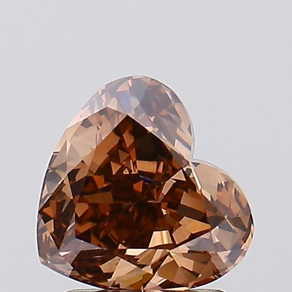 Heart Fancy Brown Lab-grown Diamond 1.71ct VS1 loose diamond