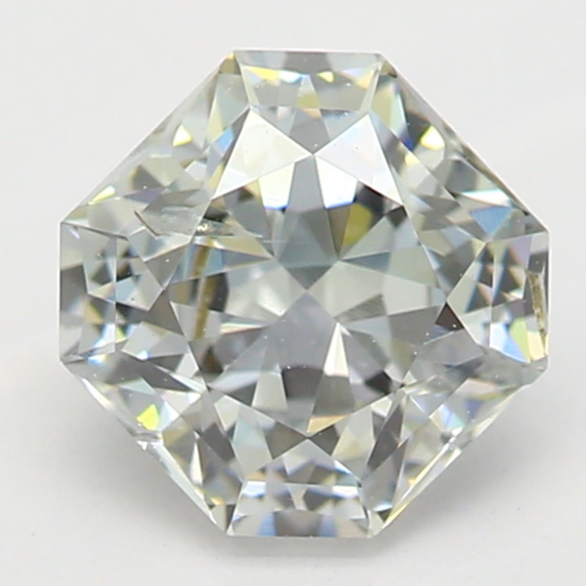 Square Radiant Fancy Light Gray Blue Natural Diamond 0.55ct I1 loose diamond