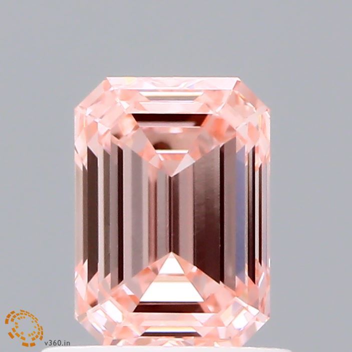 Emerald Fancy Vivid Pink Lab-grown Diamond 0.94ct VS1 loose diamond