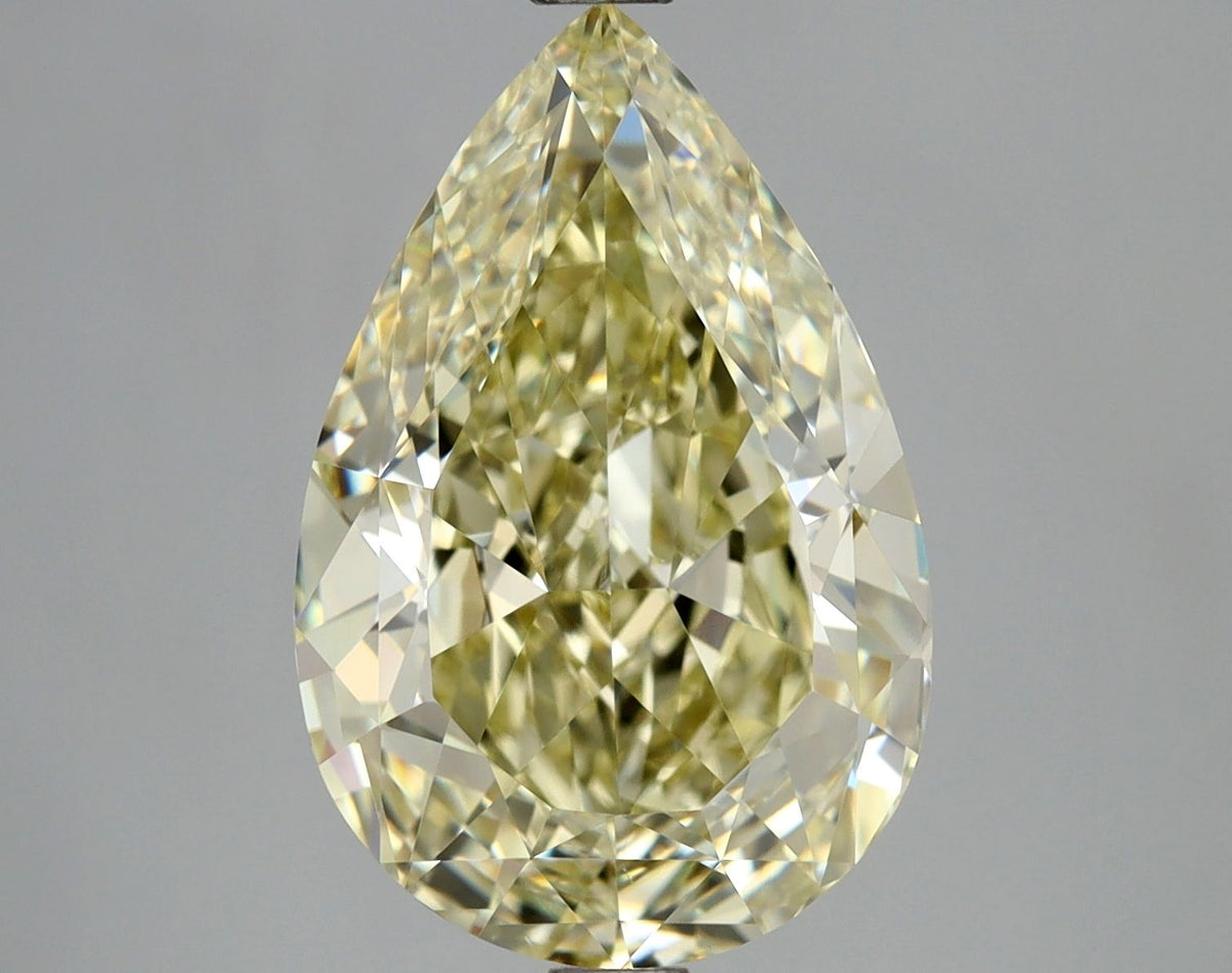 Pear Fancy Light Blueish Gray Natural Diamond 4.01ct VS2 loose diamond